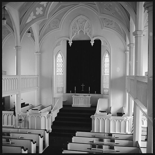 [58 Portraits and Studies: Leslie Thompson's Children (35) and Gothic Revival Church (23), Ipswich, Massachusetts], Walker Evans (American, St. Louis, Missouri 1903–1975 New Haven, Connecticut), Film negative