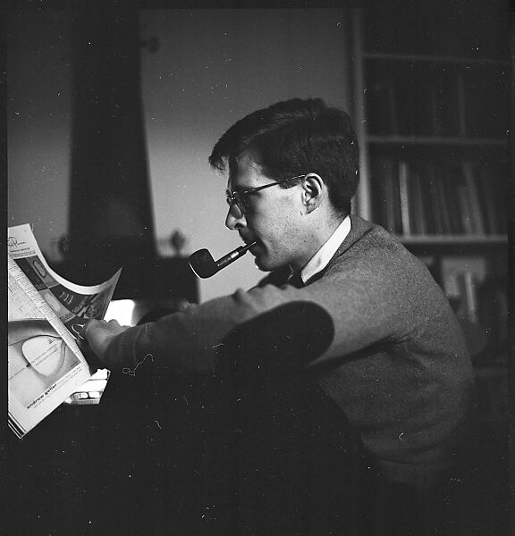 [12 Portraits of Walker Evans and Unidentified Man Reading], Walker Evans (American, St. Louis, Missouri 1903–1975 New Haven, Connecticut), Film negative