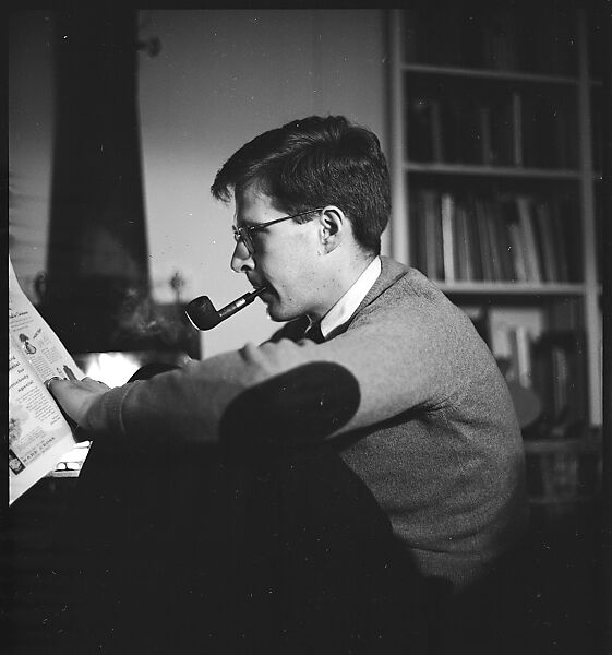 [12 Portraits of Walker Evans and Unidentified Man Reading], Walker Evans (American, St. Louis, Missouri 1903–1975 New Haven, Connecticut), Film negative