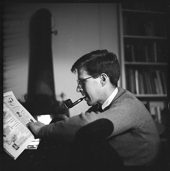 [12 Portraits of Walker Evans and Unidentified Man Reading], Walker Evans (American, St. Louis, Missouri 1903–1975 New Haven, Connecticut), Film negative