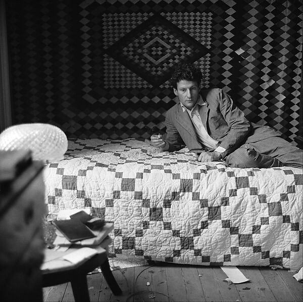 [12 Portraits of Lucian Freud Seated on Bed, London], Walker Evans (American, St. Louis, Missouri 1903–1975 New Haven, Connecticut), Film negative