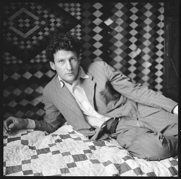 [12 Portraits of Lucian Freud Seated on Bed, London], Walker Evans (American, St. Louis, Missouri 1903–1975 New Haven, Connecticut), Film negative