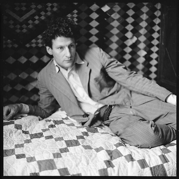[12 Portraits of Lucian Freud Seated on Bed, London], Walker Evans (American, St. Louis, Missouri 1903–1975 New Haven, Connecticut), Film negative