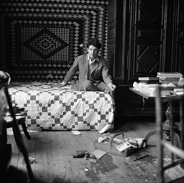[12 Portraits of Lucian Freud Seated on Bed, London], Walker Evans (American, St. Louis, Missouri 1903–1975 New Haven, Connecticut), Film negative
