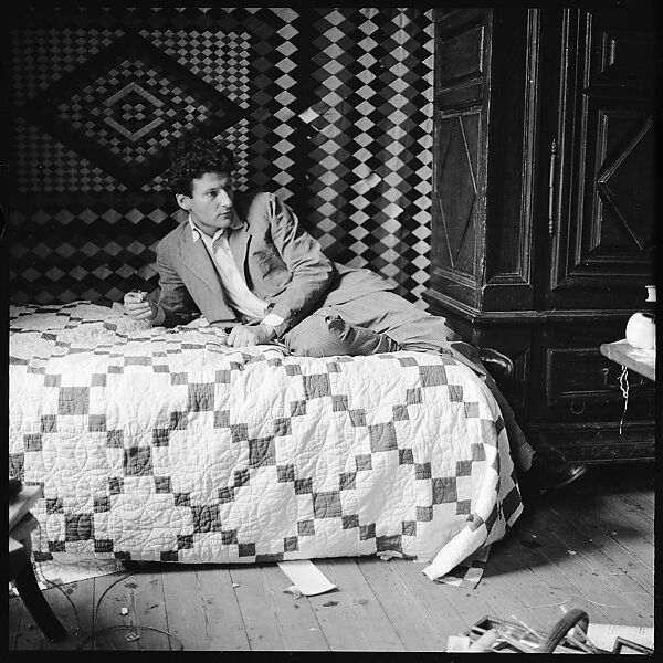 [12 Portraits of Lucian Freud Seated on Bed, London], Walker Evans (American, St. Louis, Missouri 1903–1975 New Haven, Connecticut), Film negative