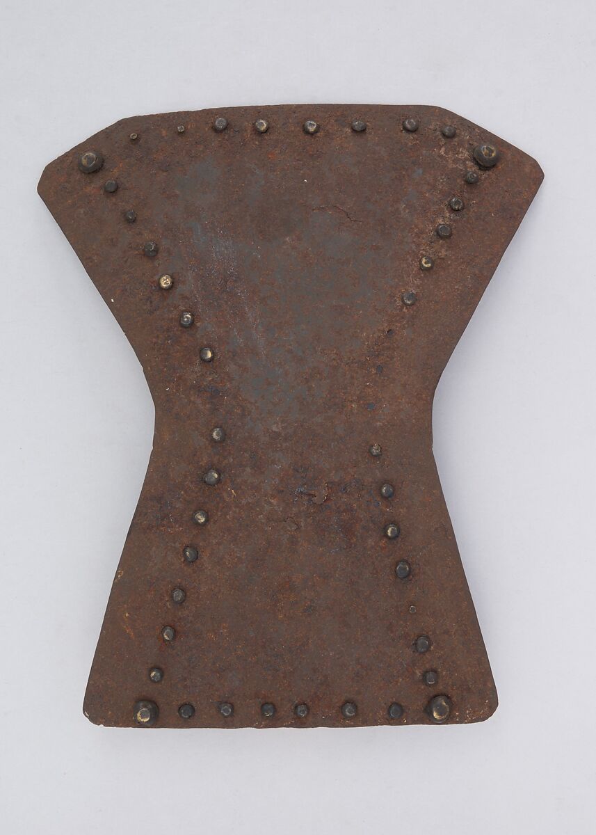 Brigandine Plate, Iron alloy, copper alloy, Italian 