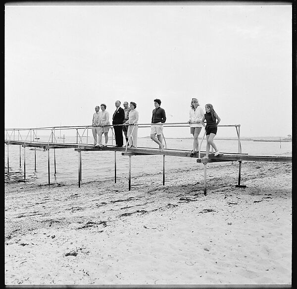 [119 Snapshots of Beach and Parade Scenes, Tournament Spectators, and Clambake, Blackpoint Country Club, Old Lyme, Connecticut], Walker Evans (American, St. Louis, Missouri 1903–1975 New Haven, Connecticut), Film negative