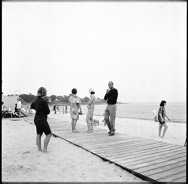 [119 Snapshots of Beach and Parade Scenes, Tournament Spectators, and Clambake, Blackpoint Country Club, Old Lyme, Connecticut], Walker Evans (American, St. Louis, Missouri 1903–1975 New Haven, Connecticut), Film negative