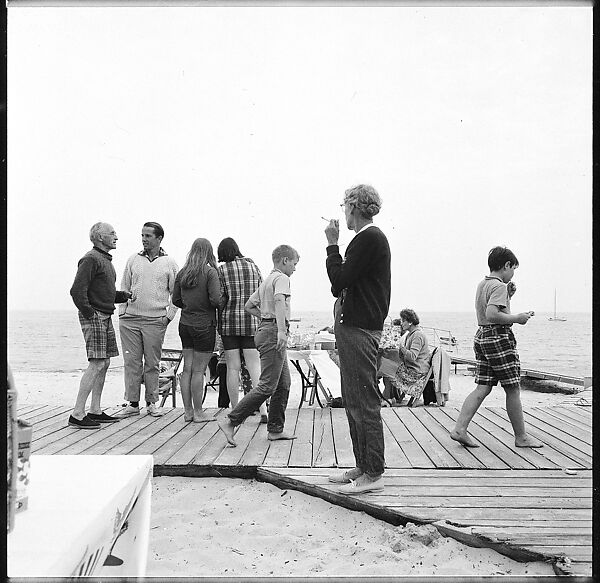 [119 Snapshots of Beach and Parade Scenes, Tournament Spectators, and Clambake, Blackpoint Country Club, Old Lyme, Connecticut], Walker Evans (American, St. Louis, Missouri 1903–1975 New Haven, Connecticut), Film negative