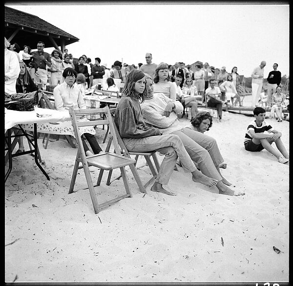[119 Snapshots of Beach and Parade Scenes, Tournament Spectators, and Clambake, Blackpoint Country Club, Old Lyme, Connecticut], Walker Evans (American, St. Louis, Missouri 1903–1975 New Haven, Connecticut), Film negative