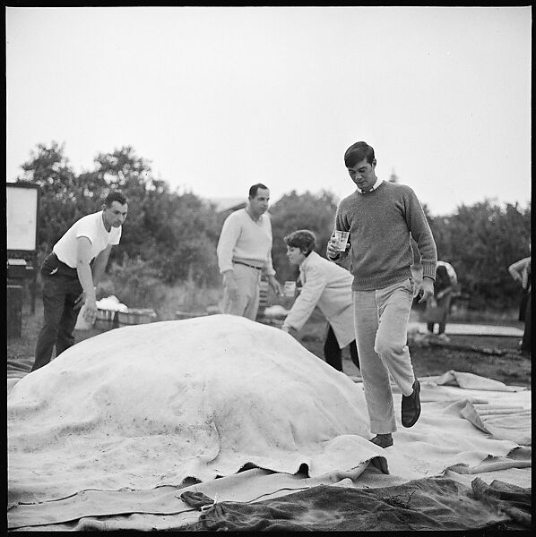 [119 Snapshots of Beach and Parade Scenes, Tournament Spectators, and Clambake, Blackpoint Country Club, Old Lyme, Connecticut], Walker Evans (American, St. Louis, Missouri 1903–1975 New Haven, Connecticut), Film negative