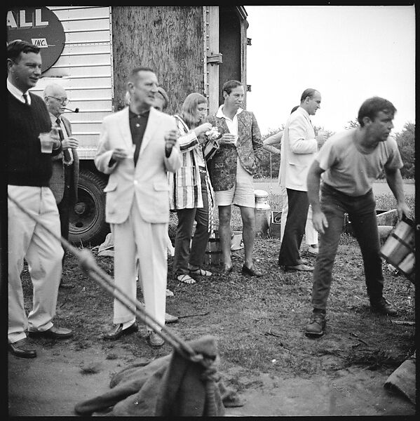 [119 Snapshots of Beach and Parade Scenes, Tournament Spectators, and Clambake, Blackpoint Country Club, Old Lyme, Connecticut], Walker Evans (American, St. Louis, Missouri 1903–1975 New Haven, Connecticut), Film negative