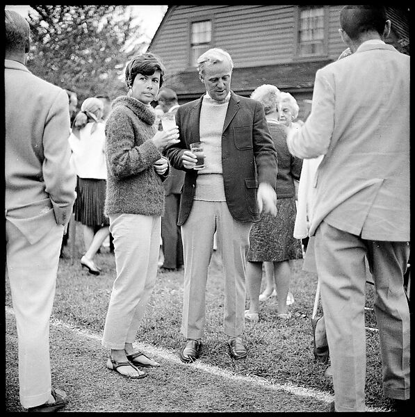 [175 Portraits and Snapshots: Ted Hilles and Gourlay Playing Golf at Old Lyme Country Club, Carrol Cooney Playing Bocce, Tennis Spectators, Croquet and Clambake at Blackpoint Country Club, Old Lyme, Connecticut], Walker Evans (American, St. Louis, Missouri 1903–1975 New Haven, Connecticut), Film negative