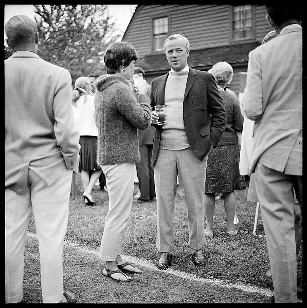 [175 Portraits and Snapshots: Ted Hilles and Gourlay Playing Golf at Old Lyme Country Club, Carrol Cooney Playing Bocce, Tennis Spectators, Croquet and Clambake at Blackpoint Country Club, Old Lyme, Connecticut], Walker Evans (American, St. Louis, Missouri 1903–1975 New Haven, Connecticut), Film negative