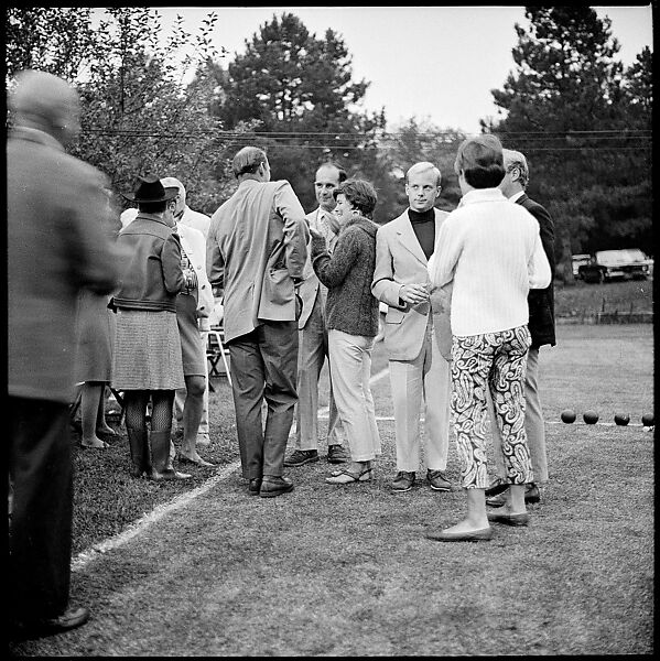 [175 Portraits and Snapshots: Ted Hilles and Gourlay Playing Golf at Old Lyme Country Club, Carrol Cooney Playing Bocce, Tennis Spectators, Croquet and Clambake at Blackpoint Country Club, Old Lyme, Connecticut], Walker Evans (American, St. Louis, Missouri 1903–1975 New Haven, Connecticut), Film negative