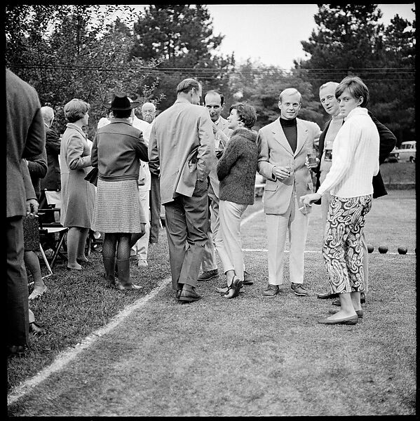 [175 Portraits and Snapshots: Ted Hilles and Gourlay Playing Golf at Old Lyme Country Club, Carrol Cooney Playing Bocce, Tennis Spectators, Croquet and Clambake at Blackpoint Country Club, Old Lyme, Connecticut], Walker Evans (American, St. Louis, Missouri 1903–1975 New Haven, Connecticut), Film negative