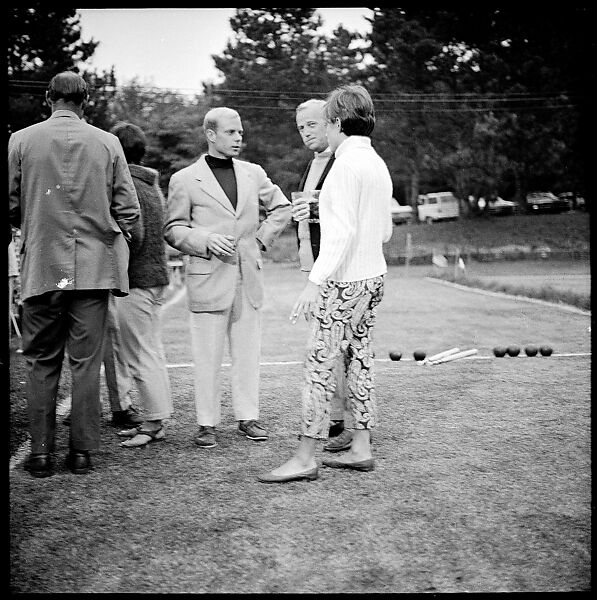 [175 Portraits and Snapshots: Ted Hilles and Gourlay Playing Golf at Old Lyme Country Club, Carrol Cooney Playing Bocce, Tennis Spectators, Croquet and Clambake at Blackpoint Country Club, Old Lyme, Connecticut], Walker Evans (American, St. Louis, Missouri 1903–1975 New Haven, Connecticut), Film negative