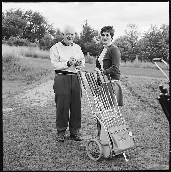 [175 Portraits and Snapshots: Ted Hilles and Gourlay Playing Golf at Old Lyme Country Club, Carrol Cooney Playing Bocce, Tennis Spectators, Croquet and Clambake at Blackpoint Country Club, Old Lyme, Connecticut], Walker Evans (American, St. Louis, Missouri 1903–1975 New Haven, Connecticut), Film negative
