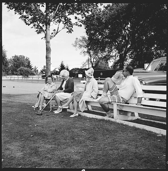 [175 Portraits and Snapshots: Ted Hilles and Gourlay Playing Golf at Old Lyme Country Club, Carrol Cooney Playing Bocce, Tennis Spectators, Croquet and Clambake at Blackpoint Country Club, Old Lyme, Connecticut], Walker Evans (American, St. Louis, Missouri 1903–1975 New Haven, Connecticut), Film negative