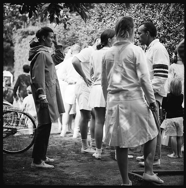 [175 Portraits and Snapshots: Ted Hilles and Gourlay Playing Golf at Old Lyme Country Club, Carrol Cooney Playing Bocce, Tennis Spectators, Croquet and Clambake at Blackpoint Country Club, Old Lyme, Connecticut], Walker Evans (American, St. Louis, Missouri 1903–1975 New Haven, Connecticut), Film negative