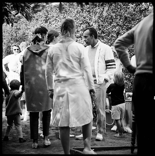 [175 Portraits and Snapshots: Ted Hilles and Gourlay Playing Golf at Old Lyme Country Club, Carrol Cooney Playing Bocce, Tennis Spectators, Croquet and Clambake at Blackpoint Country Club, Old Lyme, Connecticut], Walker Evans (American, St. Louis, Missouri 1903–1975 New Haven, Connecticut), Film negative