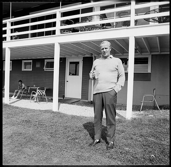 [175 Portraits and Snapshots: Ted Hilles and Gourlay Playing Golf at Old Lyme Country Club, Carrol Cooney Playing Bocce, Tennis Spectators, Croquet and Clambake at Blackpoint Country Club, Old Lyme, Connecticut], Walker Evans (American, St. Louis, Missouri 1903–1975 New Haven, Connecticut), Film negative
