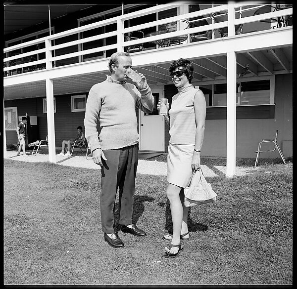 [175 Portraits and Snapshots: Ted Hilles and Gourlay Playing Golf at Old Lyme Country Club, Carrol Cooney Playing Bocce, Tennis Spectators, Croquet and Clambake at Blackpoint Country Club, Old Lyme, Connecticut], Walker Evans (American, St. Louis, Missouri 1903–1975 New Haven, Connecticut), Film negative