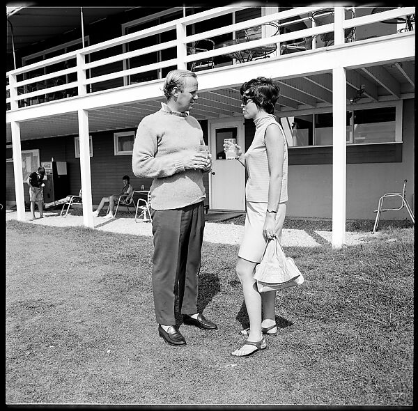 [175 Portraits and Snapshots: Ted Hilles and Gourlay Playing Golf at Old Lyme Country Club, Carrol Cooney Playing Bocce, Tennis Spectators, Croquet and Clambake at Blackpoint Country Club, Old Lyme, Connecticut], Walker Evans (American, St. Louis, Missouri 1903–1975 New Haven, Connecticut), Film negative
