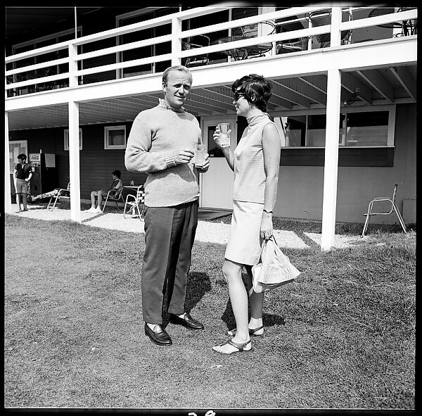 [175 Portraits and Snapshots: Ted Hilles and Gourlay Playing Golf at Old Lyme Country Club, Carrol Cooney Playing Bocce, Tennis Spectators, Croquet and Clambake at Blackpoint Country Club, Old Lyme, Connecticut], Walker Evans (American, St. Louis, Missouri 1903–1975 New Haven, Connecticut), Film negative
