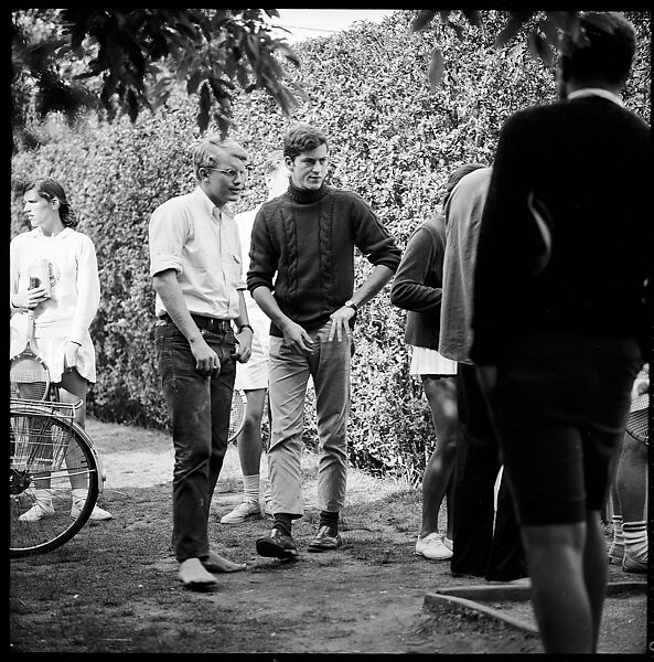 [175 Portraits and Snapshots: Ted Hilles and Gourlay Playing Golf at Old Lyme Country Club, Carrol Cooney Playing Bocce, Tennis Spectators, Croquet and Clambake at Blackpoint Country Club, Old Lyme, Connecticut], Walker Evans (American, St. Louis, Missouri 1903–1975 New Haven, Connecticut), Film negative