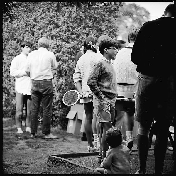 [175 Portraits and Snapshots: Ted Hilles and Gourlay Playing Golf at Old Lyme Country Club, Carrol Cooney Playing Bocce, Tennis Spectators, Croquet and Clambake at Blackpoint Country Club, Old Lyme, Connecticut], Walker Evans (American, St. Louis, Missouri 1903–1975 New Haven, Connecticut), Film negative