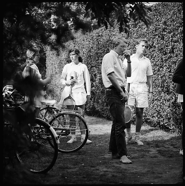 [175 Portraits and Snapshots: Ted Hilles and Gourlay Playing Golf at Old Lyme Country Club, Carrol Cooney Playing Bocce, Tennis Spectators, Croquet and Clambake at Blackpoint Country Club, Old Lyme, Connecticut], Walker Evans (American, St. Louis, Missouri 1903–1975 New Haven, Connecticut), Film negative