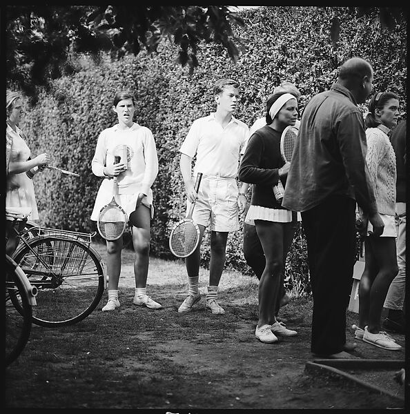 [175 Portraits and Snapshots: Ted Hilles and Gourlay Playing Golf at Old Lyme Country Club, Carrol Cooney Playing Bocce, Tennis Spectators, Croquet and Clambake at Blackpoint Country Club, Old Lyme, Connecticut], Walker Evans (American, St. Louis, Missouri 1903–1975 New Haven, Connecticut), Film negative