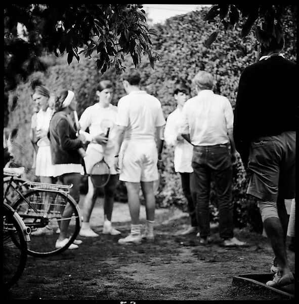 [175 Portraits and Snapshots: Ted Hilles and Gourlay Playing Golf at Old Lyme Country Club, Carrol Cooney Playing Bocce, Tennis Spectators, Croquet and Clambake at Blackpoint Country Club, Old Lyme, Connecticut], Walker Evans (American, St. Louis, Missouri 1903–1975 New Haven, Connecticut), Film negative