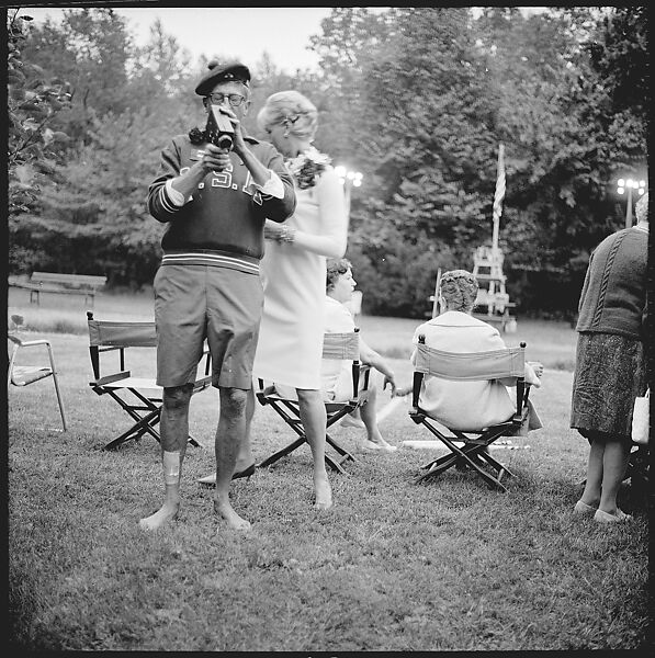 [175 Portraits and Snapshots: Ted Hilles and Gourlay Playing Golf at Old Lyme Country Club, Carrol Cooney Playing Bocce, Tennis Spectators, Croquet and Clambake at Blackpoint Country Club, Old Lyme, Connecticut], Walker Evans (American, St. Louis, Missouri 1903–1975 New Haven, Connecticut), Film negative