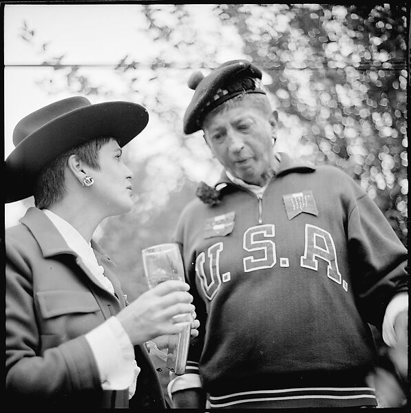 [175 Portraits and Snapshots: Ted Hilles and Gourlay Playing Golf at Old Lyme Country Club, Carrol Cooney Playing Bocce, Tennis Spectators, Croquet and Clambake at Blackpoint Country Club, Old Lyme, Connecticut], Walker Evans (American, St. Louis, Missouri 1903–1975 New Haven, Connecticut), Film negative
