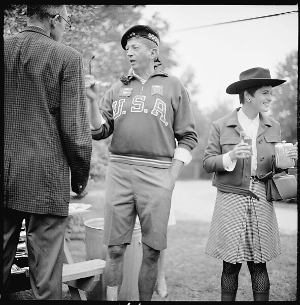 [175 Portraits and Snapshots: Ted Hilles and Gourlay Playing Golf at Old Lyme Country Club, Carrol Cooney Playing Bocce, Tennis Spectators, Croquet and Clambake at Blackpoint Country Club, Old Lyme, Connecticut], Walker Evans (American, St. Louis, Missouri 1903–1975 New Haven, Connecticut), Film negative