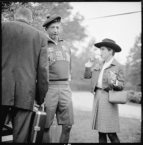[175 Portraits and Snapshots: Ted Hilles and Gourlay Playing Golf at Old Lyme Country Club, Carrol Cooney Playing Bocce, Tennis Spectators, Croquet and Clambake at Blackpoint Country Club, Old Lyme, Connecticut], Walker Evans (American, St. Louis, Missouri 1903–1975 New Haven, Connecticut), Film negative