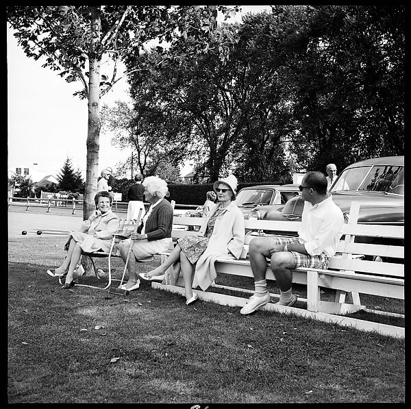 [175 Portraits and Snapshots: Ted Hilles and Gourlay Playing Golf at Old Lyme Country Club, Carrol Cooney Playing Bocce, Tennis Spectators, Croquet and Clambake at Blackpoint Country Club, Old Lyme, Connecticut], Walker Evans (American, St. Louis, Missouri 1903–1975 New Haven, Connecticut), Film negative
