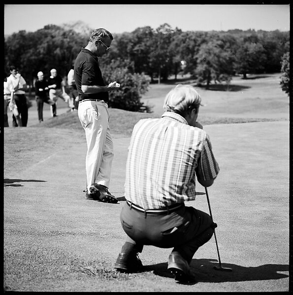 [175 Portraits and Snapshots: Ted Hilles and Gourlay Playing Golf at Old Lyme Country Club, Carrol Cooney Playing Bocce, Tennis Spectators, Croquet and Clambake at Blackpoint Country Club, Old Lyme, Connecticut], Walker Evans (American, St. Louis, Missouri 1903–1975 New Haven, Connecticut), Film negative