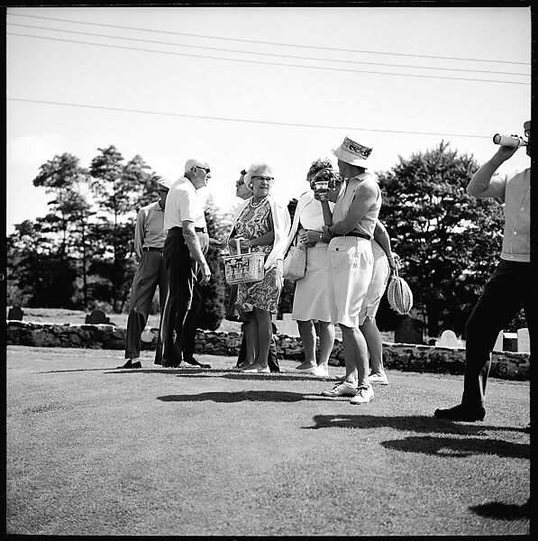 [175 Portraits and Snapshots: Ted Hilles and Gourlay Playing Golf at Old Lyme Country Club, Carrol Cooney Playing Bocce, Tennis Spectators, Croquet and Clambake at Blackpoint Country Club, Old Lyme, Connecticut], Walker Evans (American, St. Louis, Missouri 1903–1975 New Haven, Connecticut), Film negative