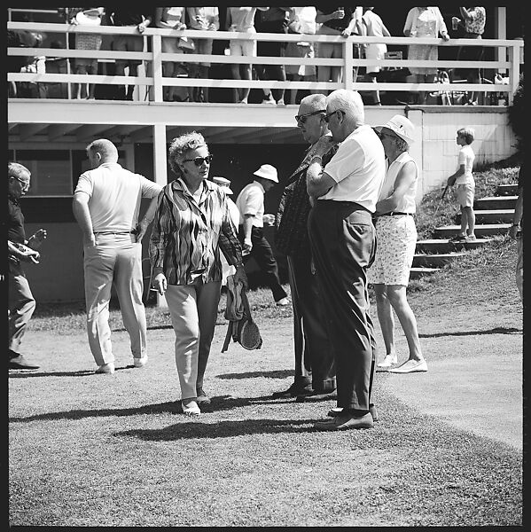 [175 Portraits and Snapshots: Ted Hilles and Gourlay Playing Golf at Old Lyme Country Club, Carrol Cooney Playing Bocce, Tennis Spectators, Croquet and Clambake at Blackpoint Country Club, Old Lyme, Connecticut], Walker Evans (American, St. Louis, Missouri 1903–1975 New Haven, Connecticut), Film negative