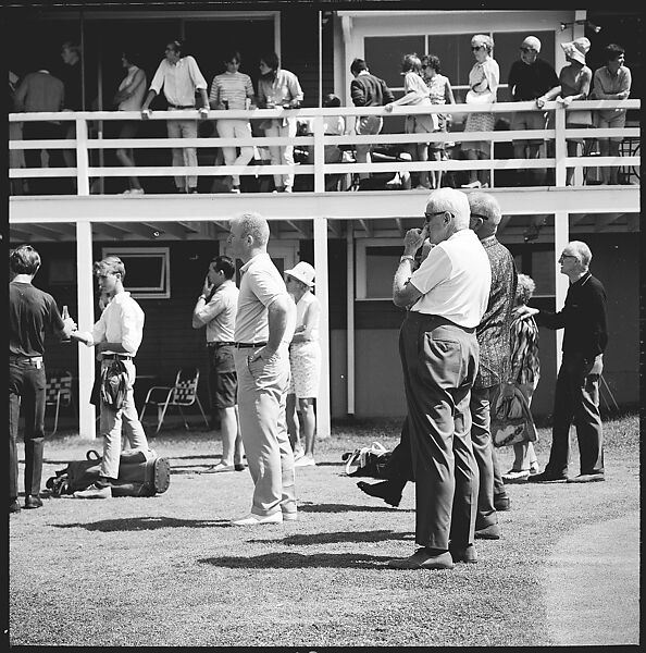 [175 Portraits and Snapshots: Ted Hilles and Gourlay Playing Golf at Old Lyme Country Club, Carrol Cooney Playing Bocce, Tennis Spectators, Croquet and Clambake at Blackpoint Country Club, Old Lyme, Connecticut], Walker Evans (American, St. Louis, Missouri 1903–1975 New Haven, Connecticut), Film negative