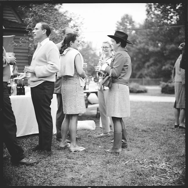 [175 Portraits and Snapshots: Ted Hilles and Gourlay Playing Golf at Old Lyme Country Club, Carrol Cooney Playing Bocce, Tennis Spectators, Croquet and Clambake at Blackpoint Country Club, Old Lyme, Connecticut], Walker Evans (American, St. Louis, Missouri 1903–1975 New Haven, Connecticut), Film negative