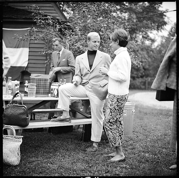 [175 Portraits and Snapshots: Ted Hilles and Gourlay Playing Golf at Old Lyme Country Club, Carrol Cooney Playing Bocce, Tennis Spectators, Croquet and Clambake at Blackpoint Country Club, Old Lyme, Connecticut], Walker Evans (American, St. Louis, Missouri 1903–1975 New Haven, Connecticut), Film negative