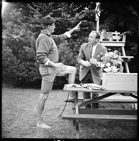 [175 Portraits and Snapshots: Ted Hilles and Gourlay Playing Golf at Old Lyme Country Club, Carrol Cooney Playing Bocce, Tennis Spectators, Croquet and Clambake at Blackpoint Country Club, Old Lyme, Connecticut], Walker Evans (American, St. Louis, Missouri 1903–1975 New Haven, Connecticut), Film negative