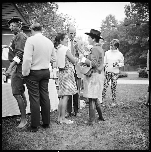 [175 Portraits and Snapshots: Ted Hilles and Gourlay Playing Golf at Old Lyme Country Club, Carrol Cooney Playing Bocce, Tennis Spectators, Croquet and Clambake at Blackpoint Country Club, Old Lyme, Connecticut], Walker Evans (American, St. Louis, Missouri 1903–1975 New Haven, Connecticut), Film negative