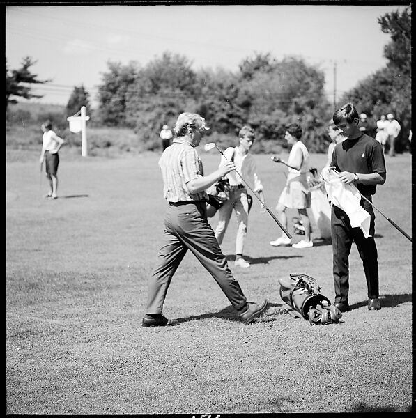 [175 Portraits and Snapshots: Ted Hilles and Gourlay Playing Golf at Old Lyme Country Club, Carrol Cooney Playing Bocce, Tennis Spectators, Croquet and Clambake at Blackpoint Country Club, Old Lyme, Connecticut], Walker Evans (American, St. Louis, Missouri 1903–1975 New Haven, Connecticut), Film negative