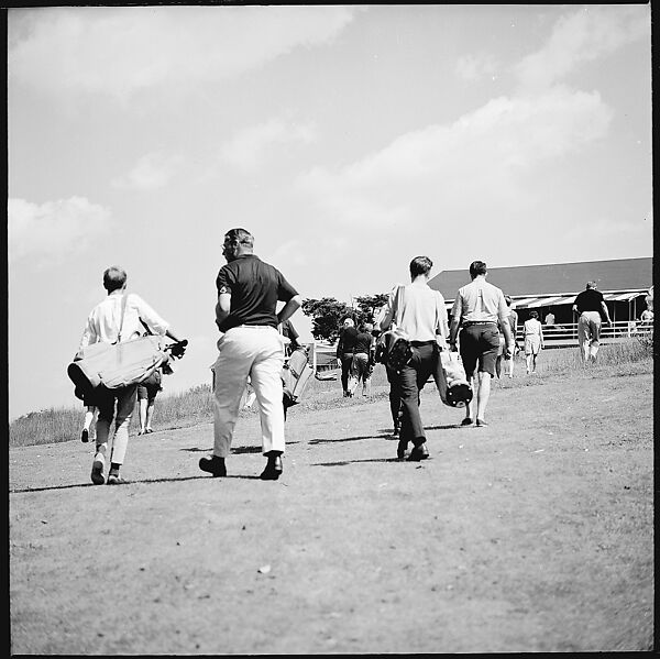 [175 Portraits and Snapshots: Ted Hilles and Gourlay Playing Golf at Old Lyme Country Club, Carrol Cooney Playing Bocce, Tennis Spectators, Croquet and Clambake at Blackpoint Country Club, Old Lyme, Connecticut], Walker Evans (American, St. Louis, Missouri 1903–1975 New Haven, Connecticut), Film negative