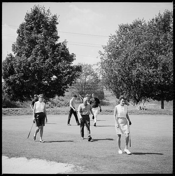 [175 Portraits and Snapshots: Ted Hilles and Gourlay Playing Golf at Old Lyme Country Club, Carrol Cooney Playing Bocce, Tennis Spectators, Croquet and Clambake at Blackpoint Country Club, Old Lyme, Connecticut], Walker Evans (American, St. Louis, Missouri 1903–1975 New Haven, Connecticut), Film negative